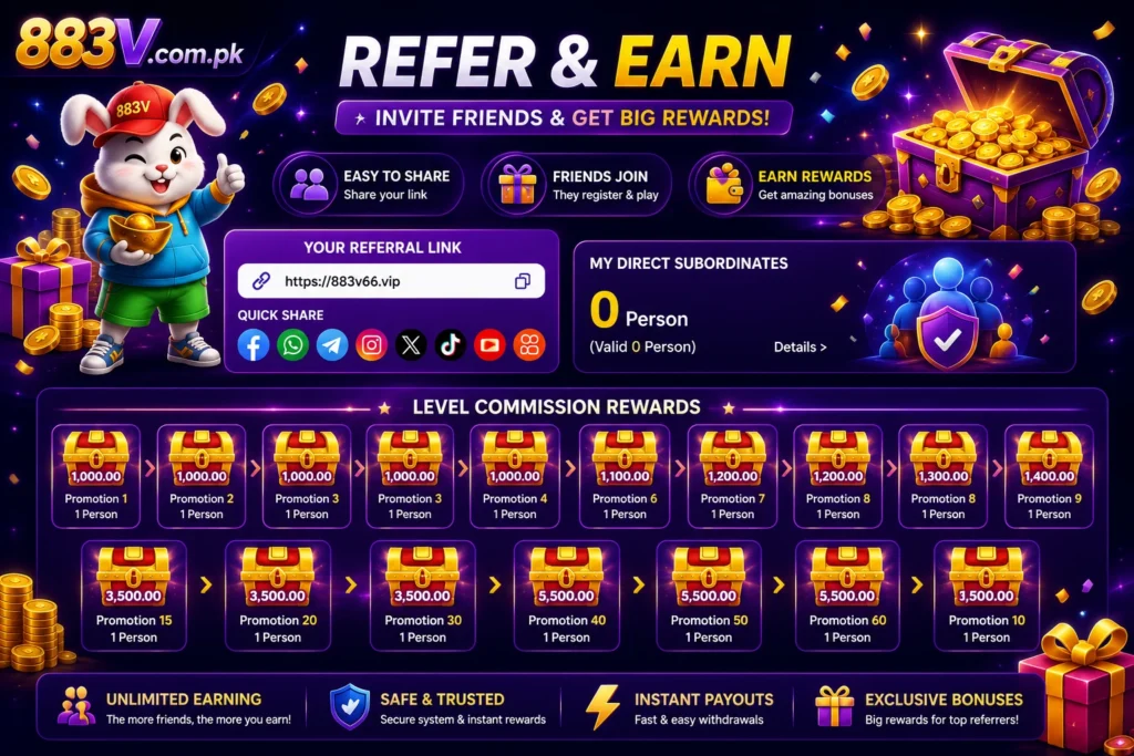 883V Game Referral Earning Program